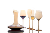 Classical Amber Wine Glass